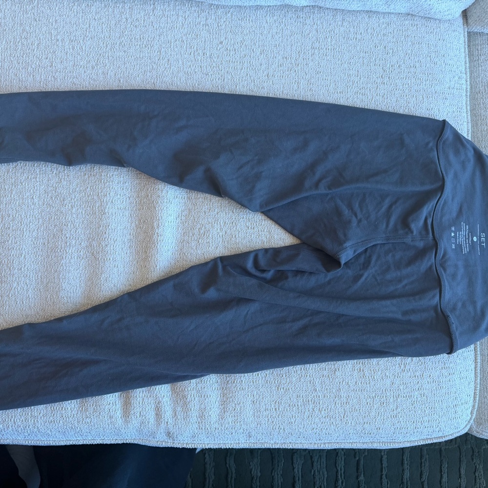 Set Active Charcoal Gray Lightweight Leggings - image 1